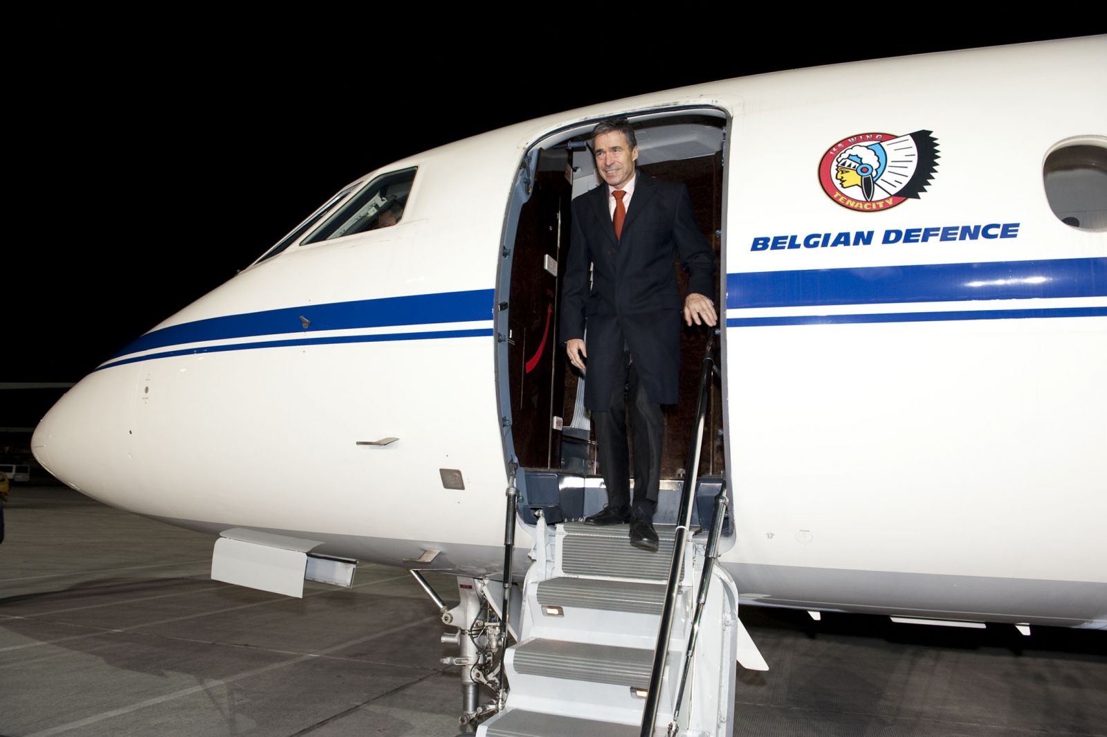Arrival of NATO Secretary General, Anders Fogh Rasmussen